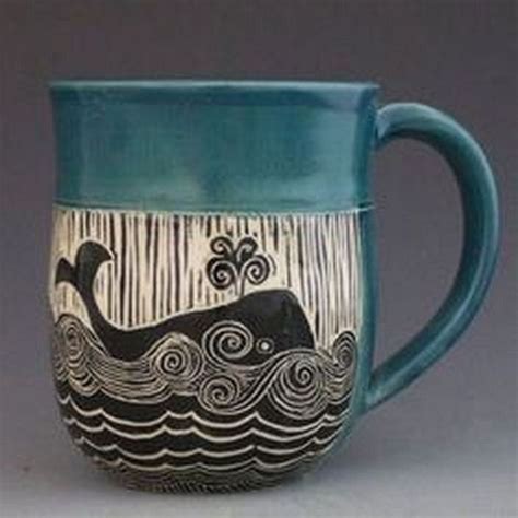 Cute Ceramic Mug Ideas With Various Color Variation Pottery Mugs