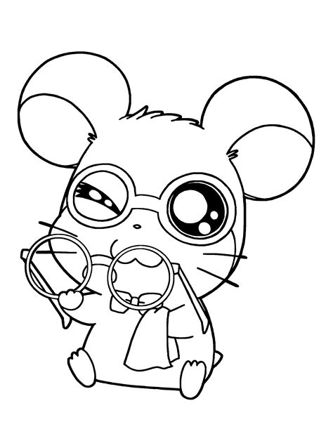 Coloring Page Hamtaro Coloring Pages 39 Cute Coloring Pages