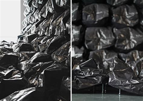 Inflatable Garbage Bag Installation By Nils Volker