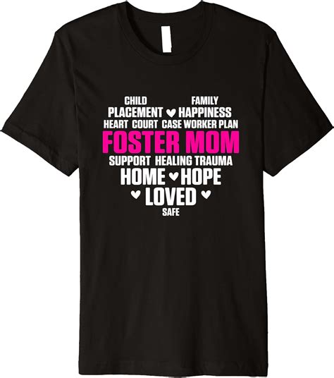 Foster Parent Mom Home Foster Care Premium T Shirt