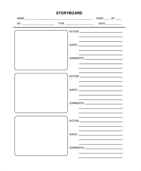 Free 35 Storyboard Samples In Pdf Ms Word Apple Pages