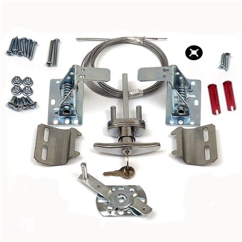 You had to manually lift and lower your garage door each time it was used. outdoor garage lock | Garage door lock, Automatic garage ...