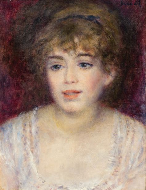 Portrait De Jeanne Samary By Pierre Auguste Renoir Artvee