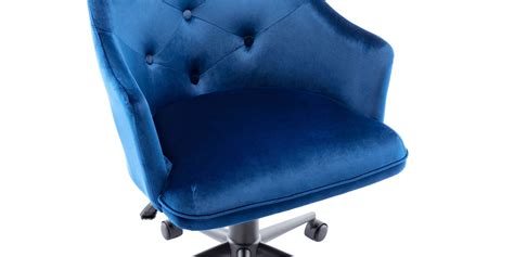 Amilz ergonomic office chair executive mesh office chair with lumbar support, swivel computer chair with adjustable headrest and coat hanger, high back chair home office 4.6 out of 5 stars 43 £189.99 £ 189. Emile Velvet Office Chair in Blue