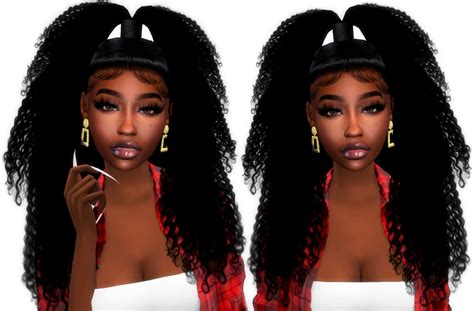 Xxblacksims Bree Curly Pony Adult And Child Brandy Curls