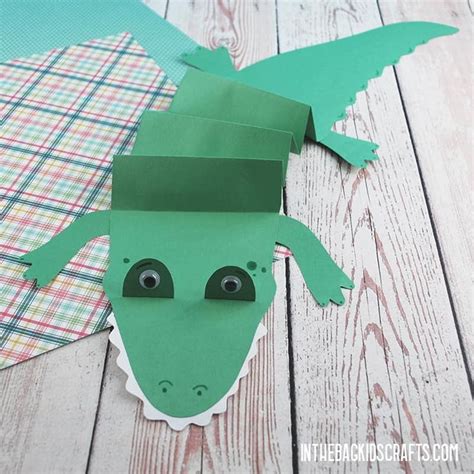 This Paper Crocodile Craft Is Perfect To Pair With Learning About This