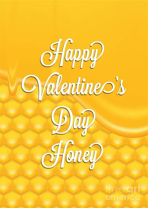 Valentine Dripping Honey Digital Art By Jh Designs Fine Art America