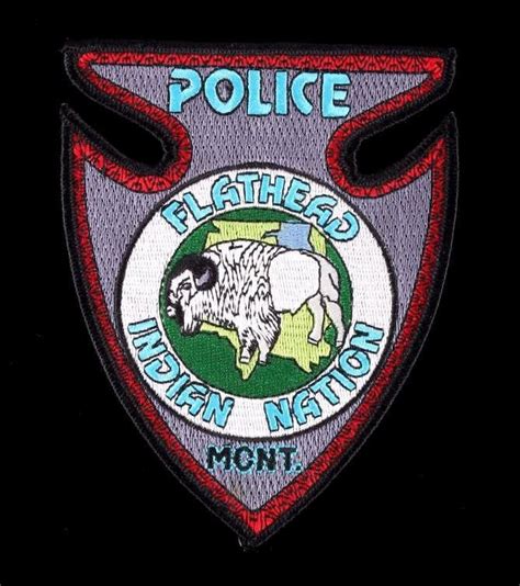 Flathead Indian Reservation Montana Police Patch