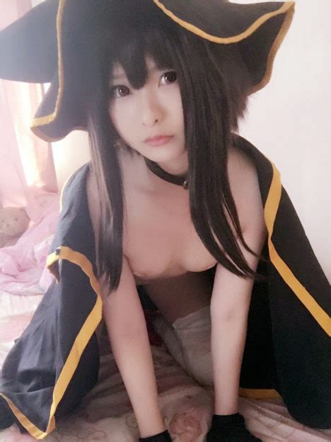 Flat Megumin Ero Cosplay By Misa Explosively Lewd Sankaku Complex