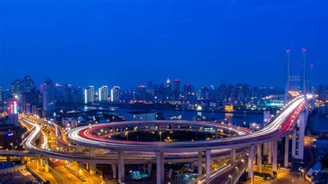 Download 1920x1080 Hd Wallpaper Shanghai Highway Bridge