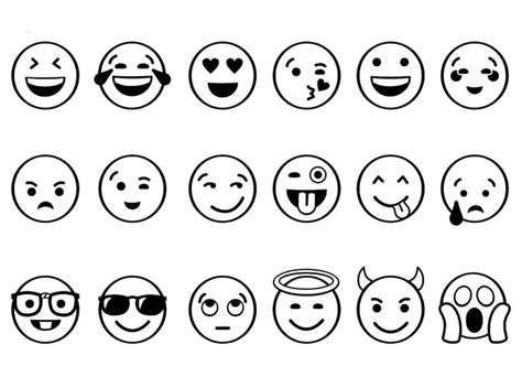 Wees Creatief Met Gratis Afdrukbare Emoji Kleurplaten Gbcoloring