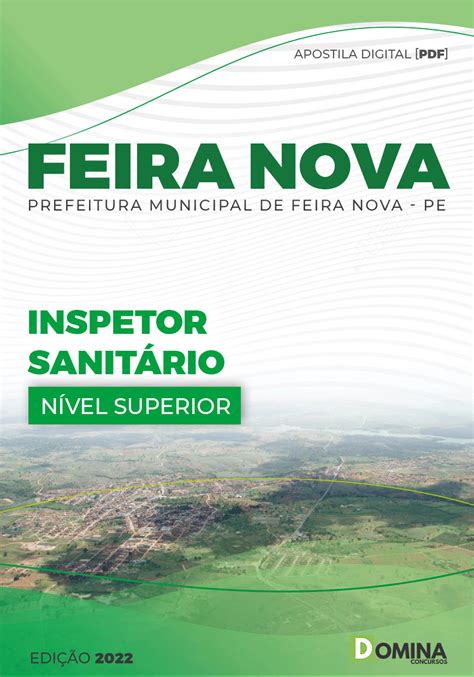 Apostila Digital Pref Feira Nova Pe Inspetor Sanit Rio