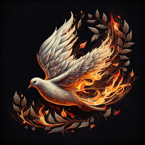 Holy Spirit Flame Tattoo