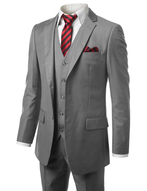 Shop our range of men's suit vests & more at myer. MONDAYSUIT Men's Modern Fit 3-Piece Suit Blazer Jacket Tux ...