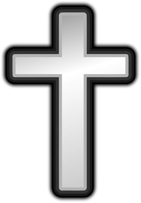 Black And White Crosses Background