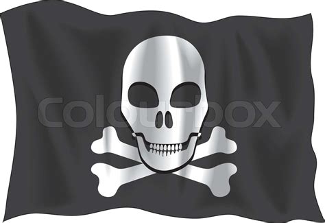 Pirate Flag Stock Vector Colourbox
