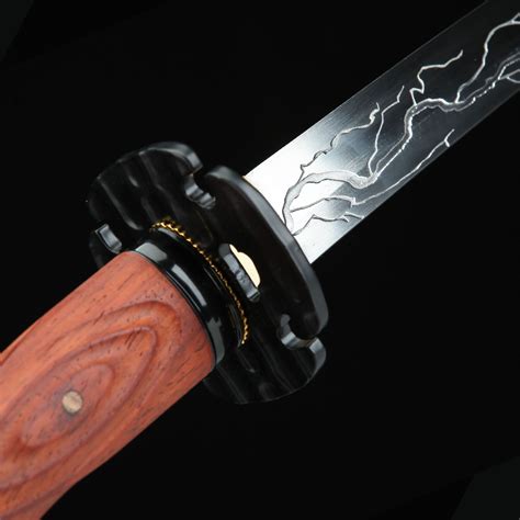 Traditional Katana Handmade Japanese Katana Sword With Lightning
