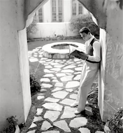 Actor Reading Screenplay 1920s Old Hollywood Homes Vintage Hollywood
