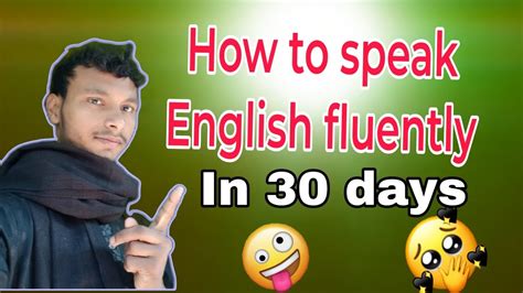 How To Speak English Fluently In 30 Days Speak English Youtube