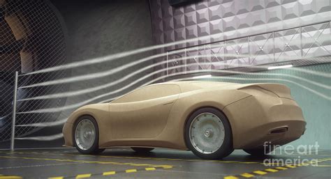 Car In Wind Tunnel Photograph By Ktsdesignscience Photo Library Pixels