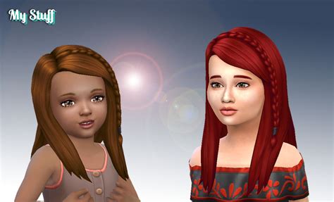 Mystufforigin Rapunzel Braid Hairstyle Sims 4 Characters Sims Sims 4