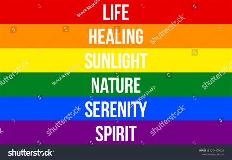 Lgbt Pride Flag Lesbian Gay Bisexual Stock Vector Royalty Free