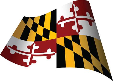 State Of Maryland Flag Illustrations Royalty Free Vector Graphics