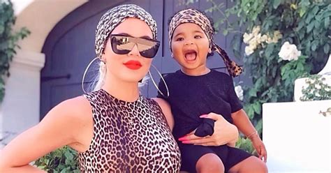 Khlo é Kardashian and also True Thompson Had the World s Cutest Mommy D Celebrity Style