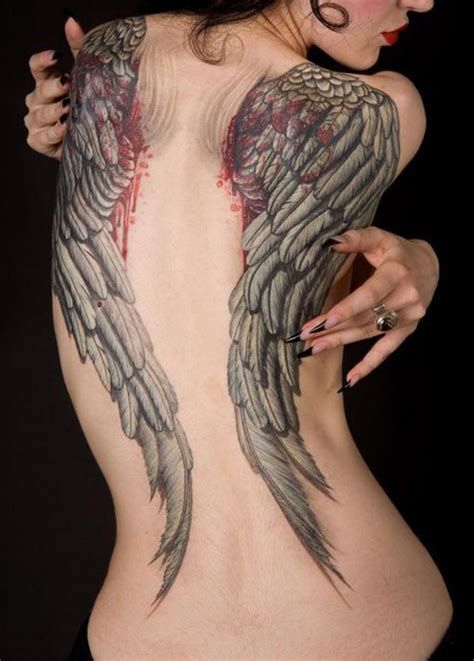 Top 78 Wings Tattoo On Back Female Best In Eteachers