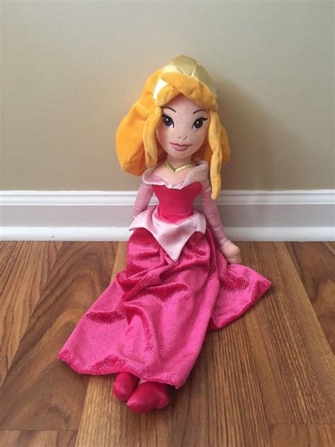 20 princess aurora sleeping beauty disney store rag doll plush pink dress toys and hobbies