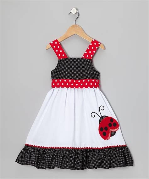 White And Red Ladybug Dress Infant Toddler And Girls Daily Deals For
