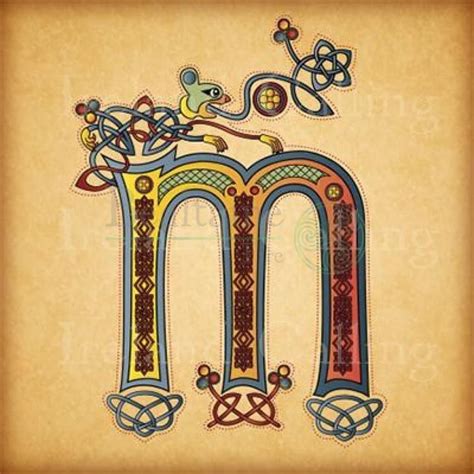 These Stunning Celtic Letters Are Based On The Illuminated Letters Used