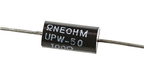 Te Connectivity 100Ω Wire Wound Resistor 05w ±01 Upw50b100rv Rs