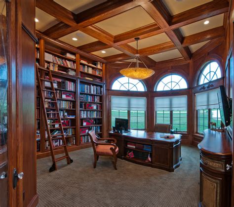 Old World European Traditional Home Office And Library Other By