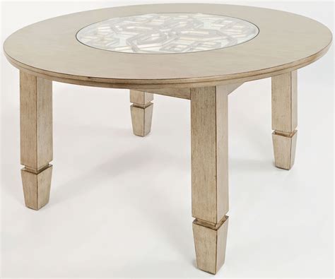 Casa Bella Vintage Silver Round Dining Table From Jofran Coleman
