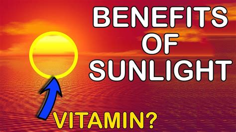 Benefits Of Sunlight What Vitamin Do You Get From The Sun Youtube