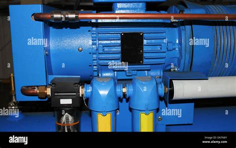 Industrial Compressor Machine Parts Stock Photo Alamy
