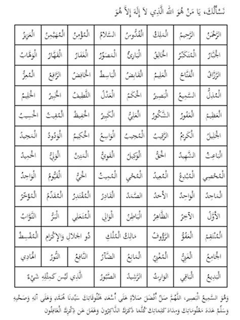 The 99 names of allah: G4rFieLd_cNaKaL: Asmaul Husna