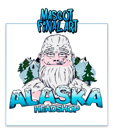 Alaska Headshop Mascot And Merch On Behance