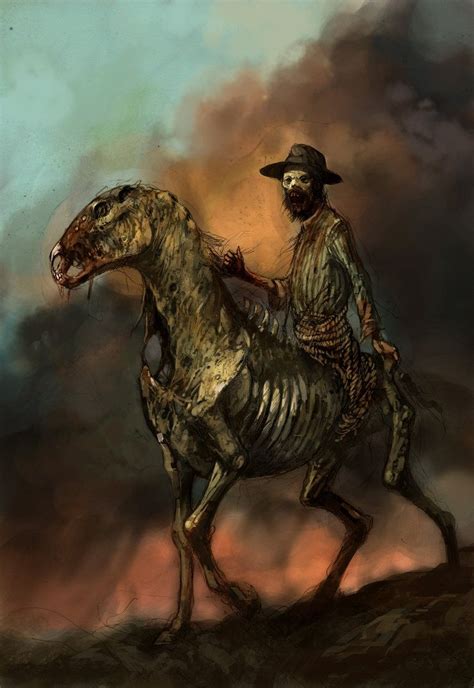 Zombie Horse2 By Dave Kendall On Deviantart Dark Fantasy Art Horror