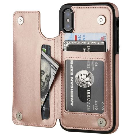 Wallet Case Iphone X Xs Roze Phone Factory