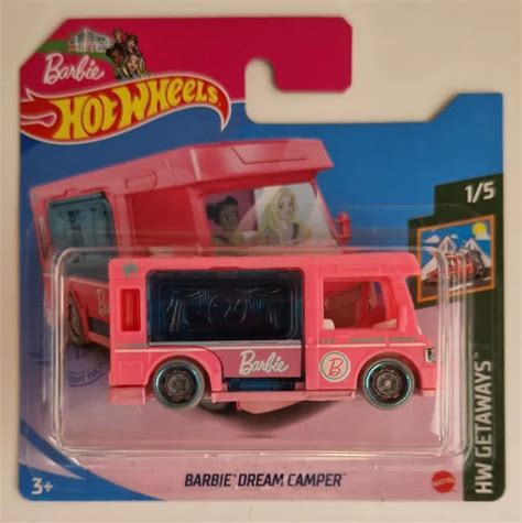 Hot Wheels Barbie Dream Camper Hw Getaways Carte Courte Neuve