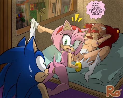 Rule 34 Amy Rose Anthro Big Breasts Blindfold Breasts