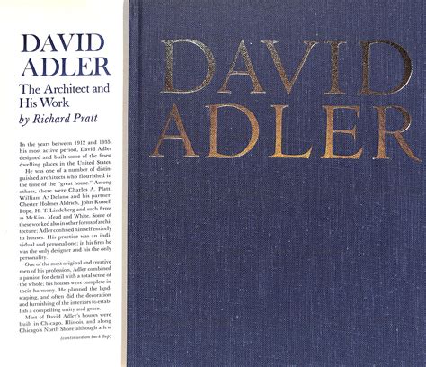 David Adler The Architect And His Work By Pratt Richard Very Good