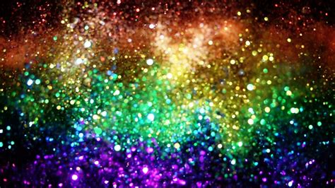 Rainbow Bokeh Glitter Sparkle Particle Explosion Background Texture