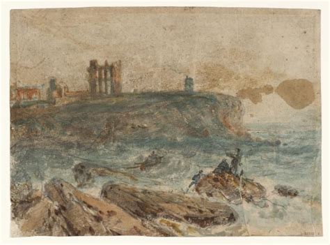 Joseph Mallord William Turner Tynemouth Priory Seen From The South