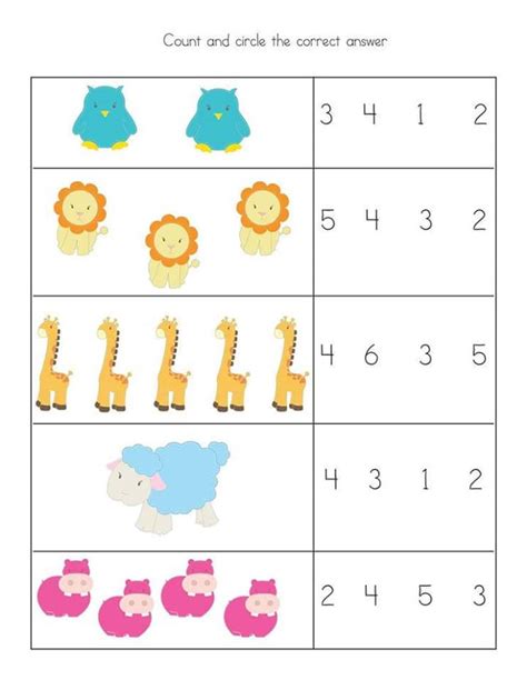 Kindergarten math worksheets are bright, colorful and engaging. free-preschool-kindergarten-simple-math-worksheets-3 ...