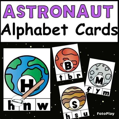 Astronaut Alphabet Cards By Wee Citizens Learning Tpt