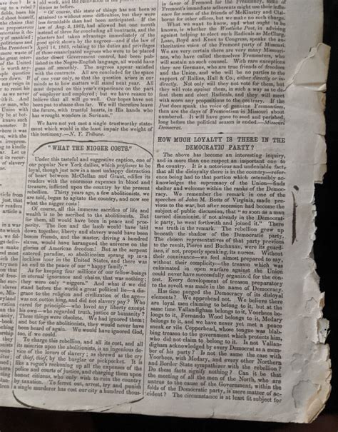 The Liberator Friday August Civil War Era Abolitionist Newspaper EBay