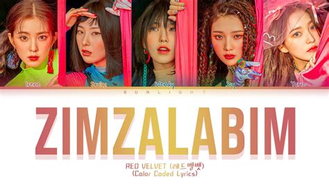 Red Velvet 레드벨벳 Zimzalabim Legendado Tradução Pt Br Color Coded Lyrics Youtube